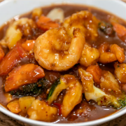 Malaysian Sambal Prawns